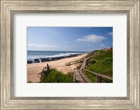 Framed Jeffrey's Bay boardwalk, Supertubes, South Africa