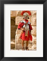 Framed Jordan, Jerash, Reenactor, Roman soldier portrait