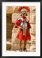 Framed Jordan, Jerash, Reenactor, Roman soldier portrait