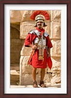 Framed Jordan, Jerash, Reenactor, Roman soldier portrait