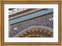Framed Morocco, Casablanca, Ornate Royal Palace entry