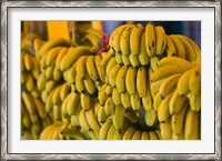 Framed MOROCCO, Atlantic Coast, TAMRI, Market bananas