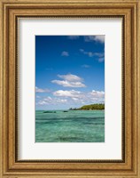 Framed Ile Aux Cerf, East end of Mauritius, Africa