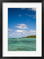 Framed Ile Aux Cerf, East end of Mauritius, Africa