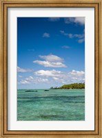 Framed Ile Aux Cerf, East end of Mauritius, Africa