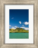 Framed Lion Mountains in South Mauritius, Africa
