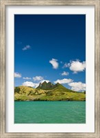 Framed Lion Mountains in South Mauritius, Africa