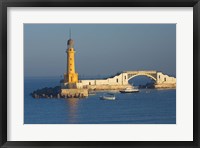 Framed Lighthouse, Alexandria, Mediterranean Sea, Egypt