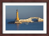 Framed Lighthouse, Alexandria, Mediterranean Sea, Egypt