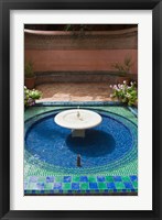 Framed Jardin Majorelle, Marrakech, Morocco, North Africa