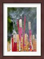 Framed Incense burning, Big Wild Goose Pagoda, Xian, China
