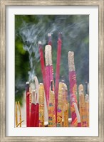 Framed Incense burning, Big Wild Goose Pagoda, Xian, China