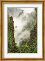 Framed Mist on peaks and valleys, Grand Canyon, Mt. Huang Shan