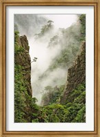 Framed Mist on peaks and valleys, Grand Canyon, Mt. Huang Shan