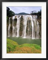 Framed Huangguoshu Falls, Anshun, Guizhou, China