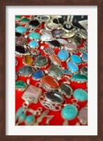 Framed Mauritania, Adrar, Chinguetti, Stones and jewellery