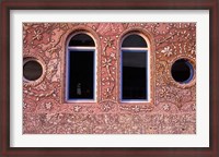 Framed Inlaid Shells Adorn Restaurant Walls, Morocco