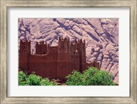 Framed Kasbah and Unique Rock Formation, Morocco