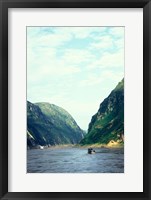 Framed Landscape of Wu Gorge, Three Gorges, Yangtze River, China
