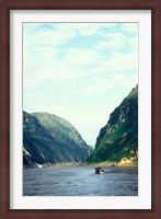 Framed Landscape of Wu Gorge, Three Gorges, Yangtze River, China