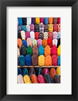 Framed Leather slippers, Medina Fes, Middle Atlas, Morocco