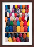 Framed Leather slippers, Medina Fes, Middle Atlas, Morocco