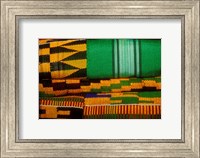 Framed Kente Cloth, Artist Alliance Gallery, Accra, Ghana