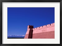 Framed Jiayuguan Pass of the Great Wall, China