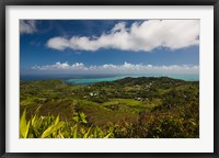 Framed Mauritius, Mt Lubin, View from Mt Limon