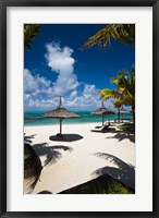 Framed Le Touessrok Resort Beach, Mauritius
