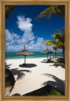 Framed Le Touessrok Resort Beach, Mauritius