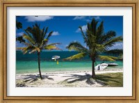 Framed Mauritius, Belle Mare, East Coast beachfront