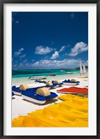 Framed Mauritius, Belle Mare, watercraft for rent