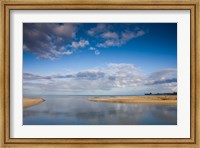 Framed Mauritius, Tamarin, Tamarin Bay, dawn