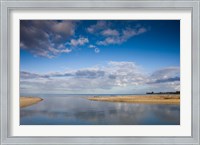 Framed Mauritius, Tamarin, Tamarin Bay, dawn