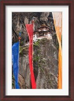 Framed Prayer Flags, Tiger's Nest, Bhutan