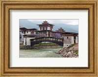 Framed Punakha Dzong Palance, Bhutan