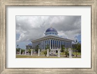 Framed Parliament, legislative assembly building, Bandar Seri Begawan, Brunei, Borneo