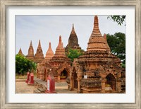 Framed Myanmar (Burma), Bagan (Pagan), Bagan temples