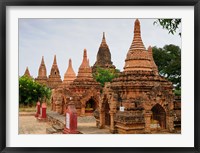 Framed Myanmar (Burma), Bagan (Pagan), Bagan temples