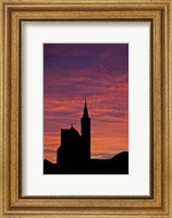 Framed Namibia, Luderitz, Church at sunrise