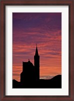 Framed Namibia, Luderitz, Church at sunrise