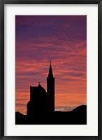 Framed Namibia, Luderitz, Church at sunrise