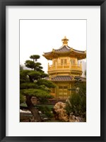 Framed Nan Lian Garden, Perfection Pavillion, Hong Kong, China