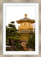 Framed Nan Lian Garden, Perfection Pavillion, Hong Kong, China