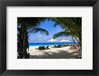 Framed Private beach, Anse Bambous Beach, Seychelles