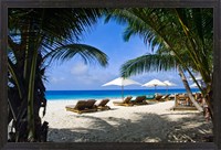 Framed Private beach, Anse Bambous Beach, Seychelles