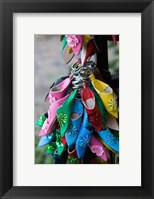 Framed MOROCCO, Rabat, Market, Babouches Slipper