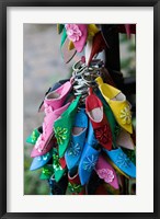 Framed MOROCCO, Rabat, Market, Babouches Slipper