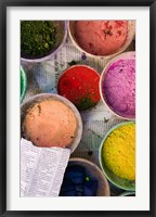 Framed Natural Dyes, The Souqs of Marrakech, Marrakech, Morocco